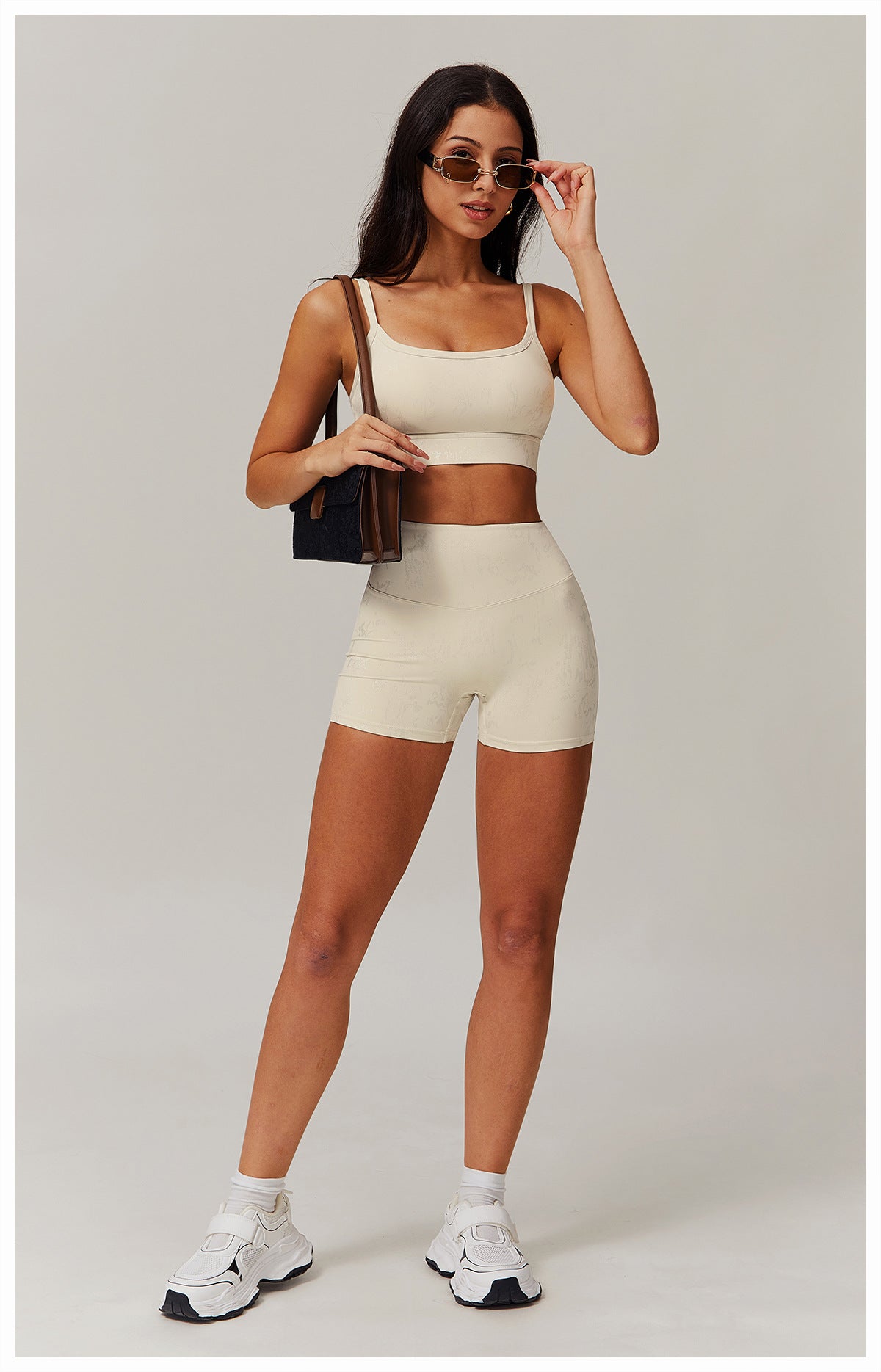 Printed sports hot pants