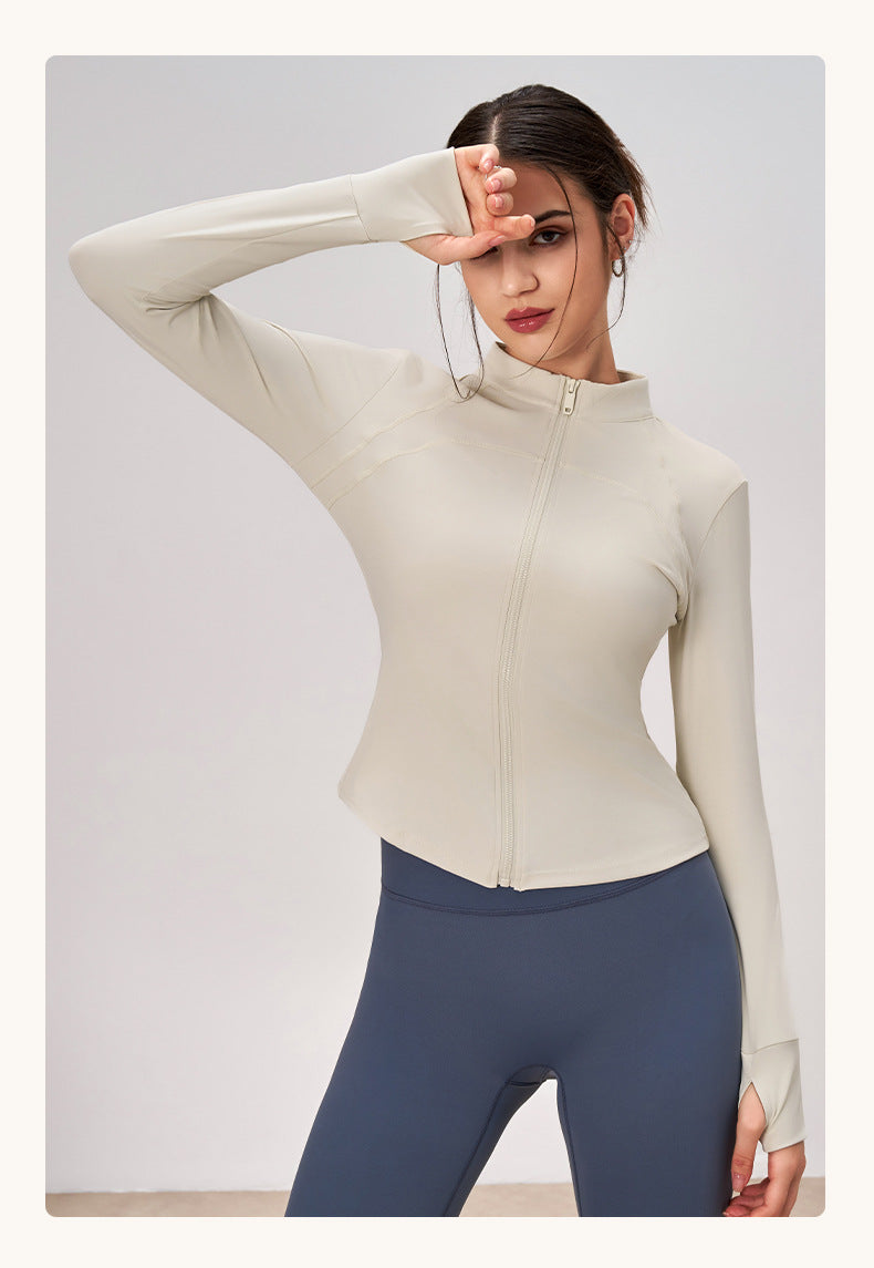 Zip front jacket