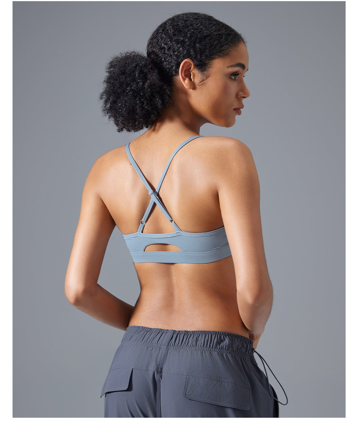 Cross backs sports bra