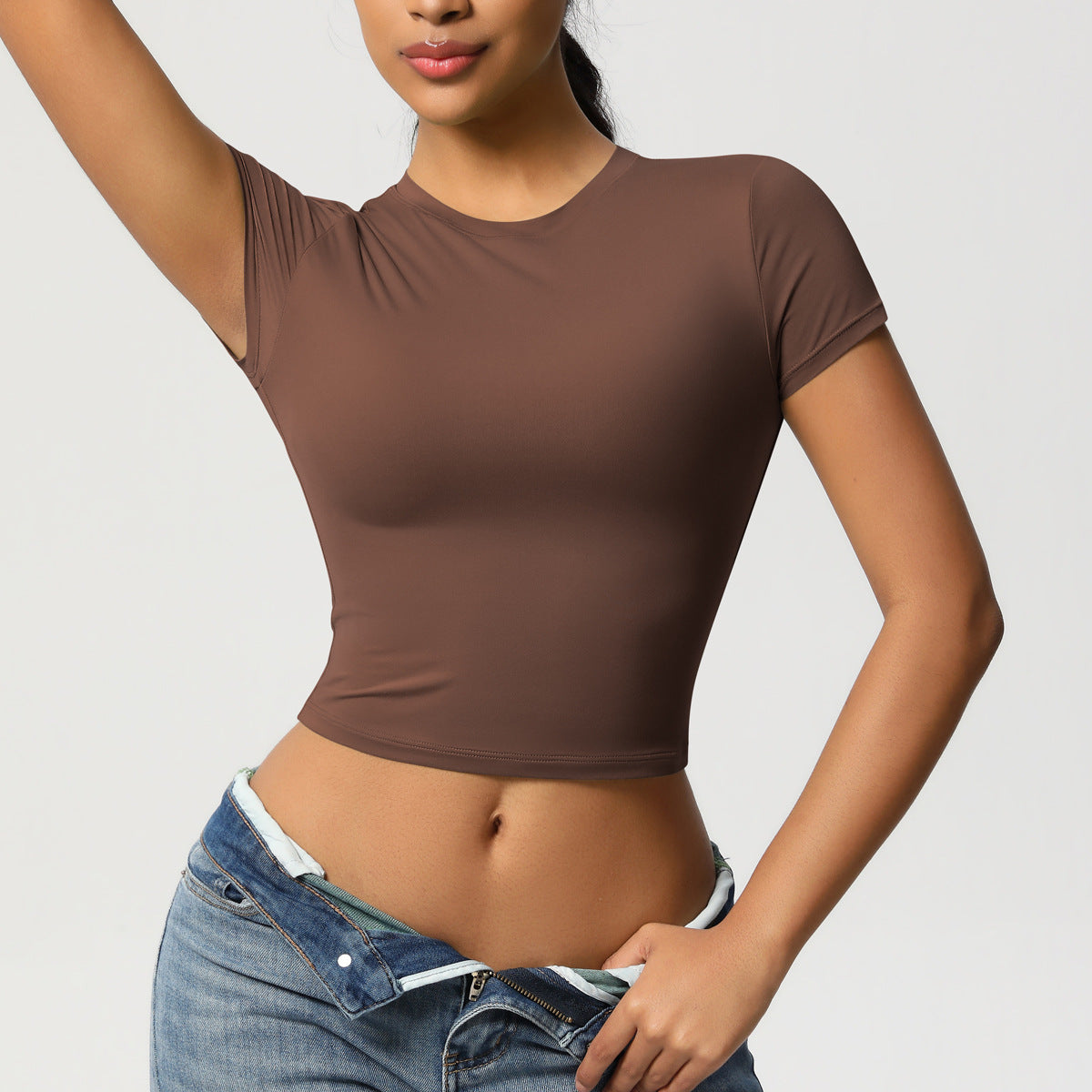 Quick drying fitness top