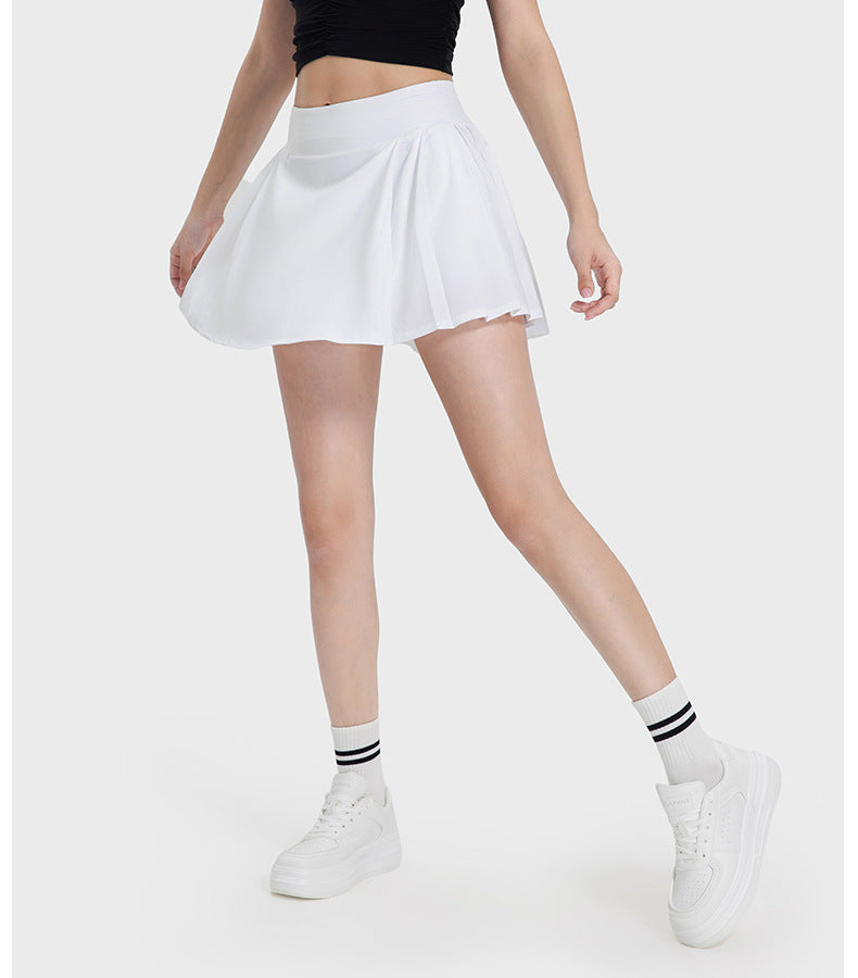 Pleated skort