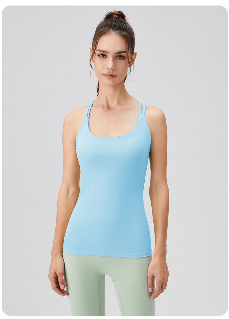 Quick dry cross back vest
