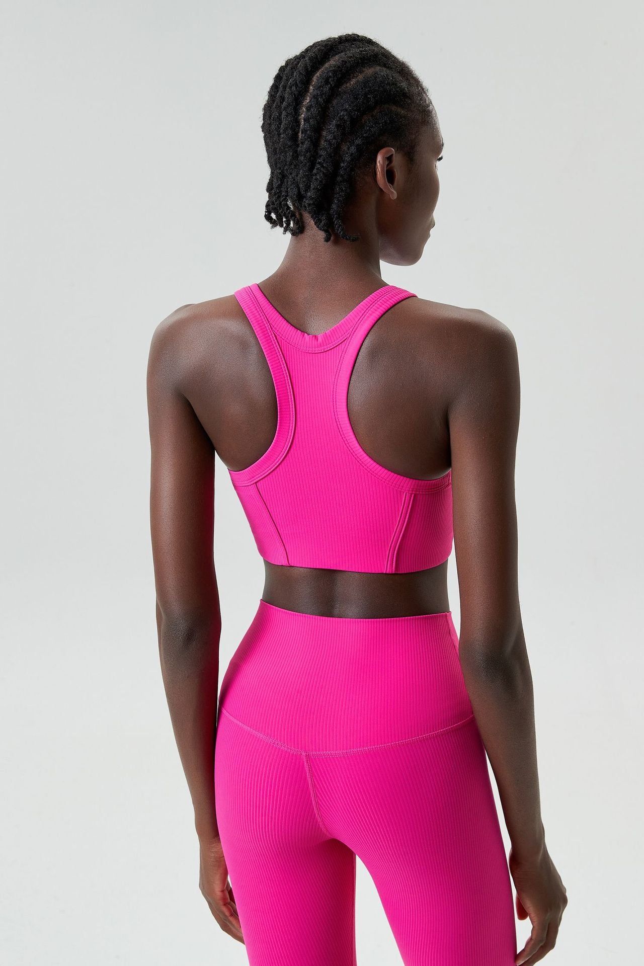 Ribbed sports bra