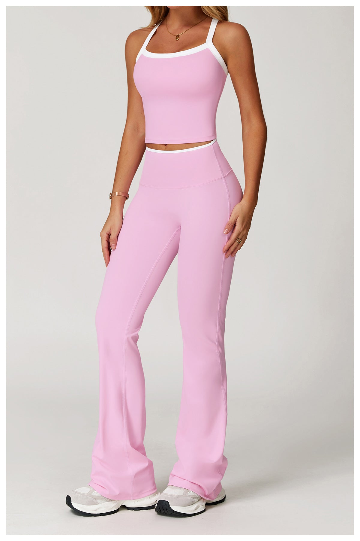 Contrast trim Trousers