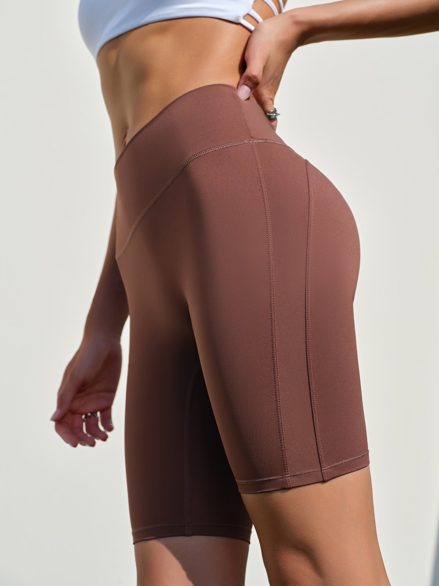 High waist shorts