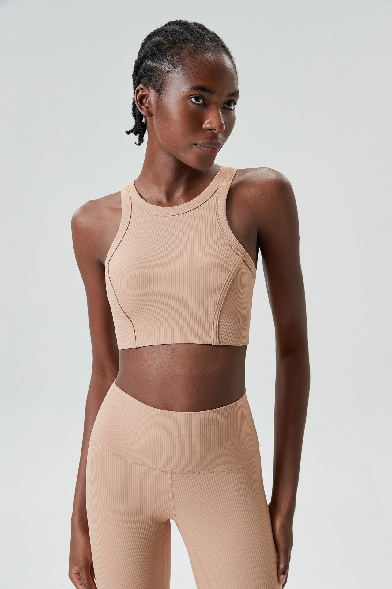 Ribbed sports bra