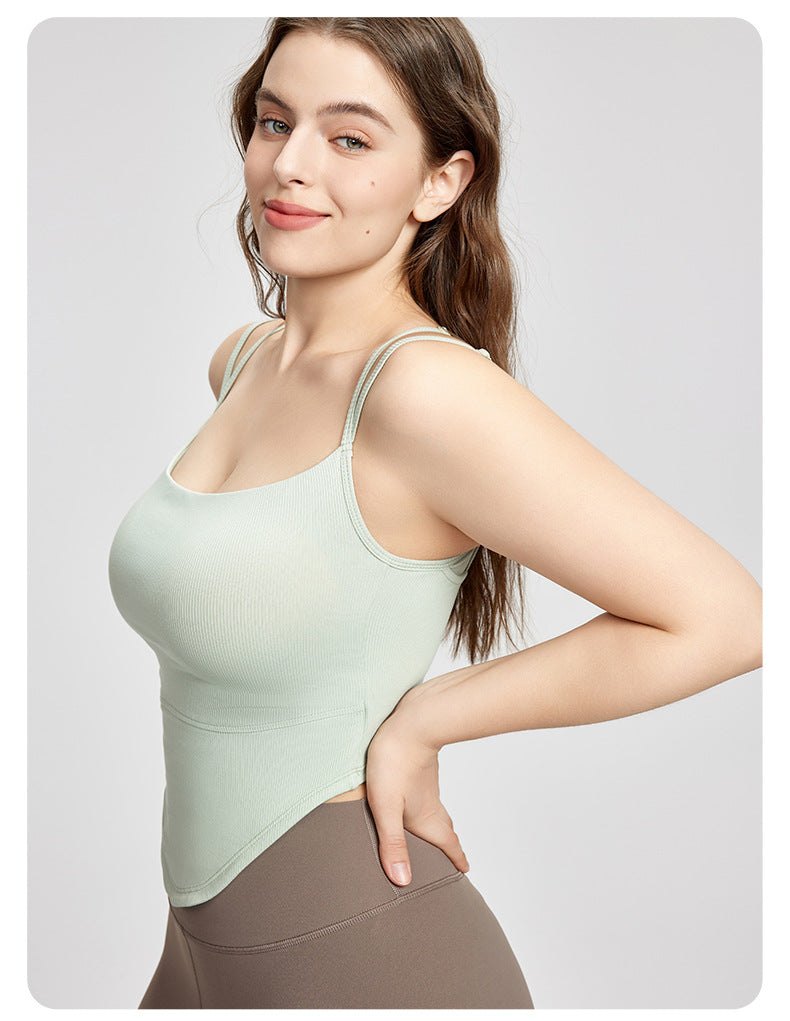 Double strap running vest