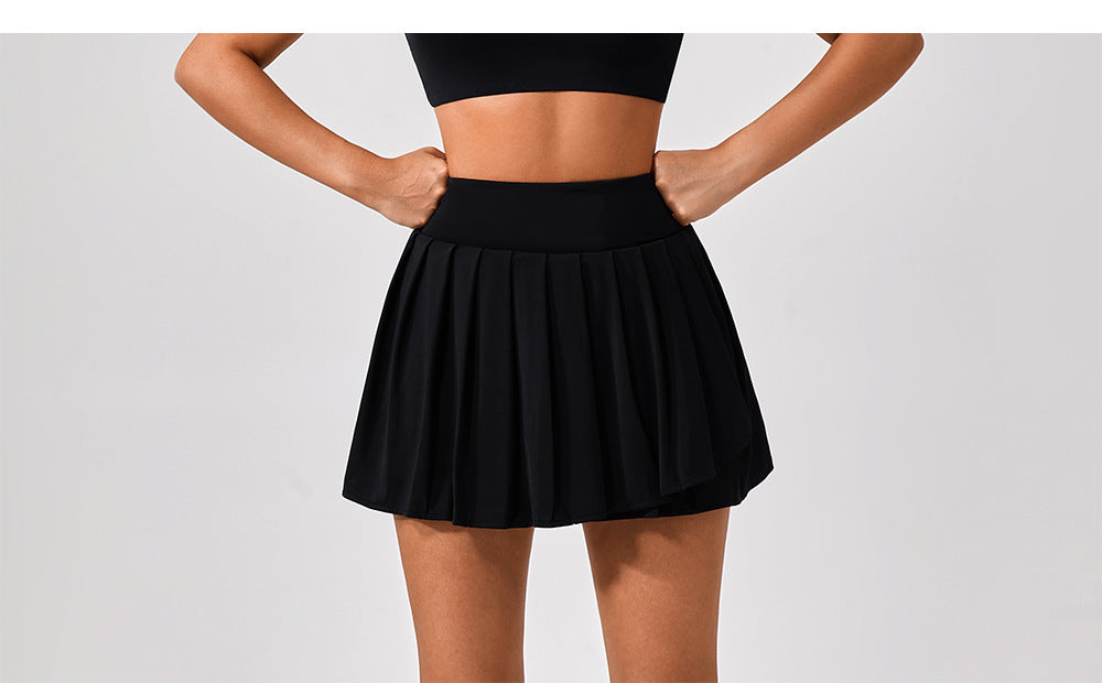 Pleated skort