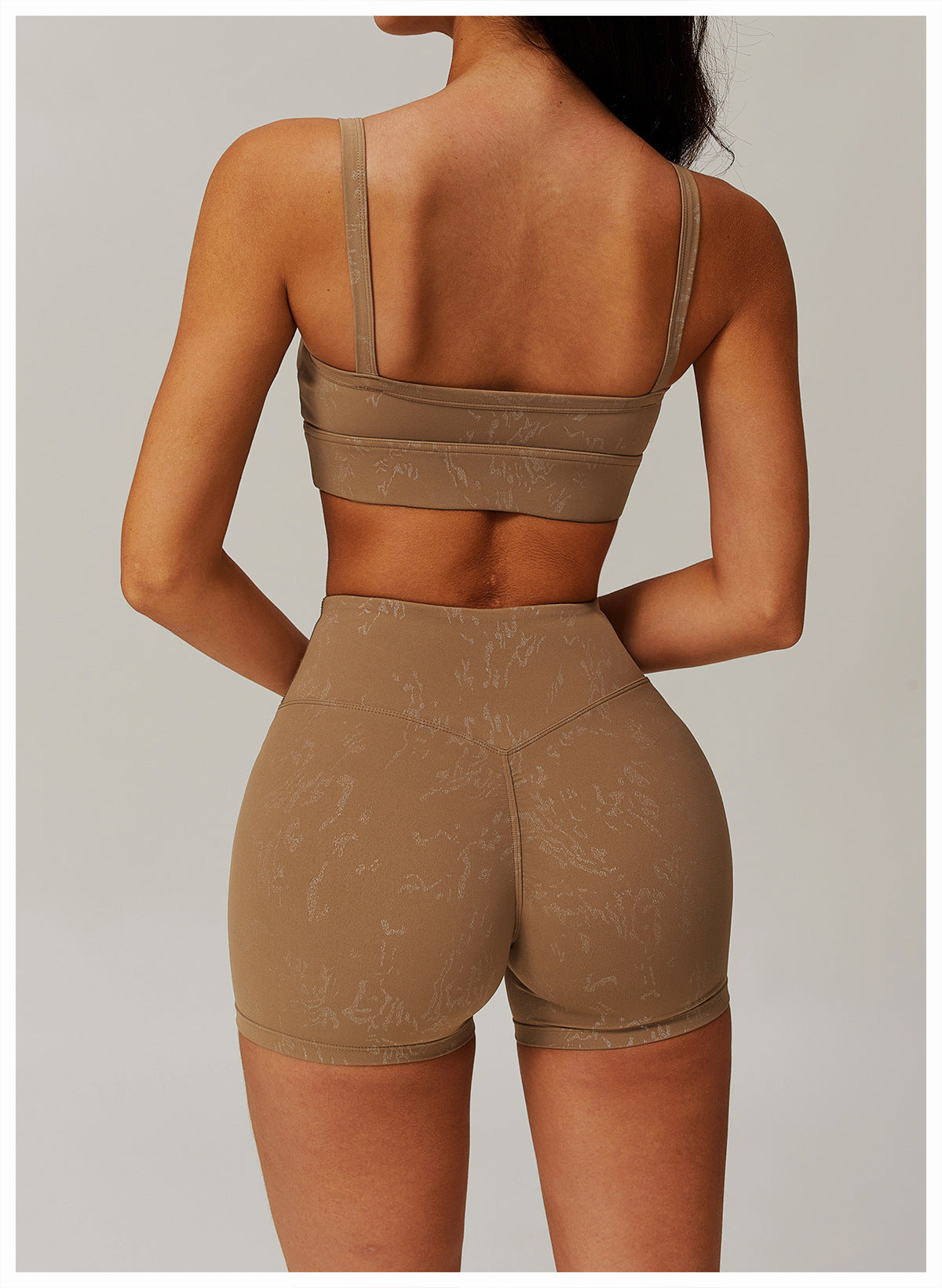 Printed sports bra