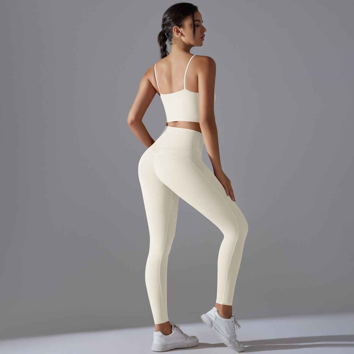 Quick dry two piece fitness set