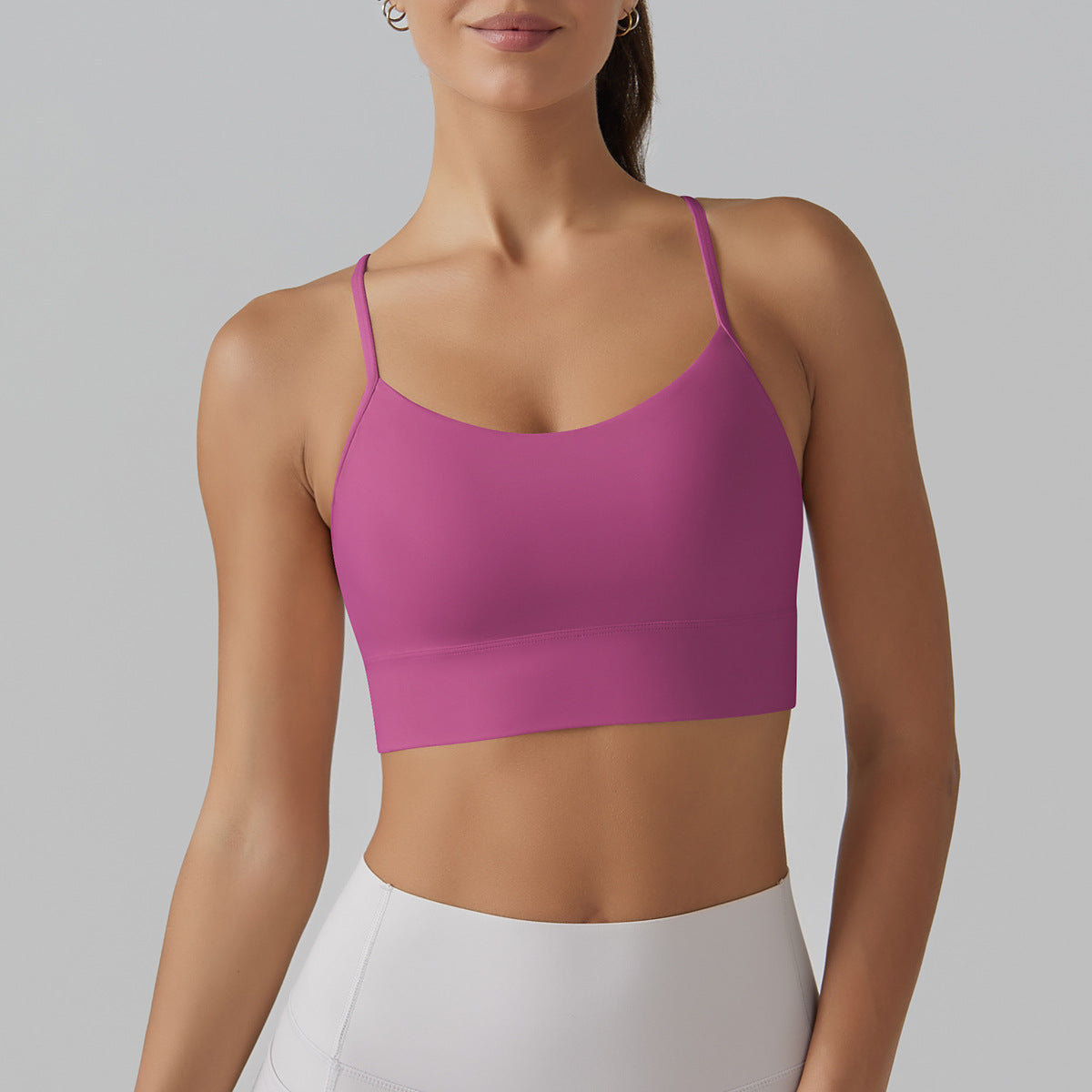 Seamless sports bra