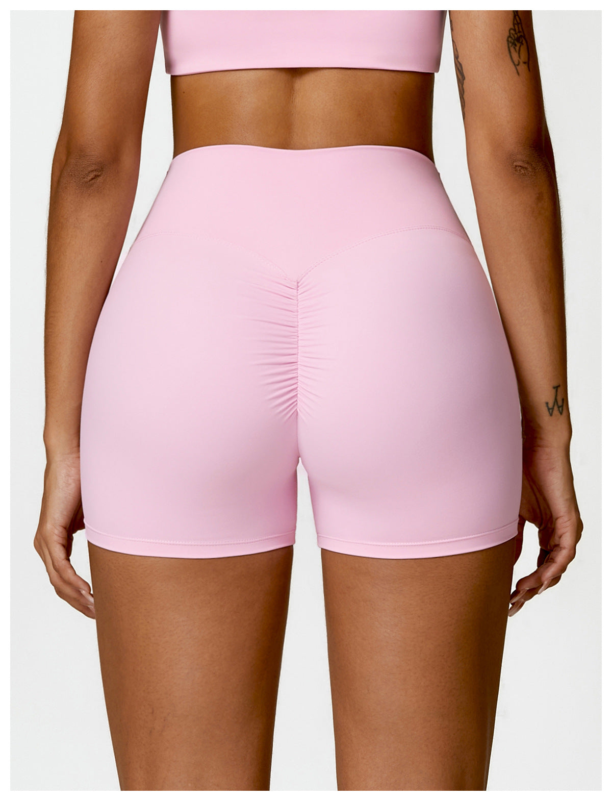 Brushed back shaping hot pants