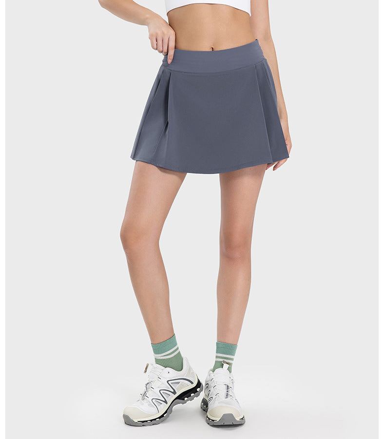 Pleated skort