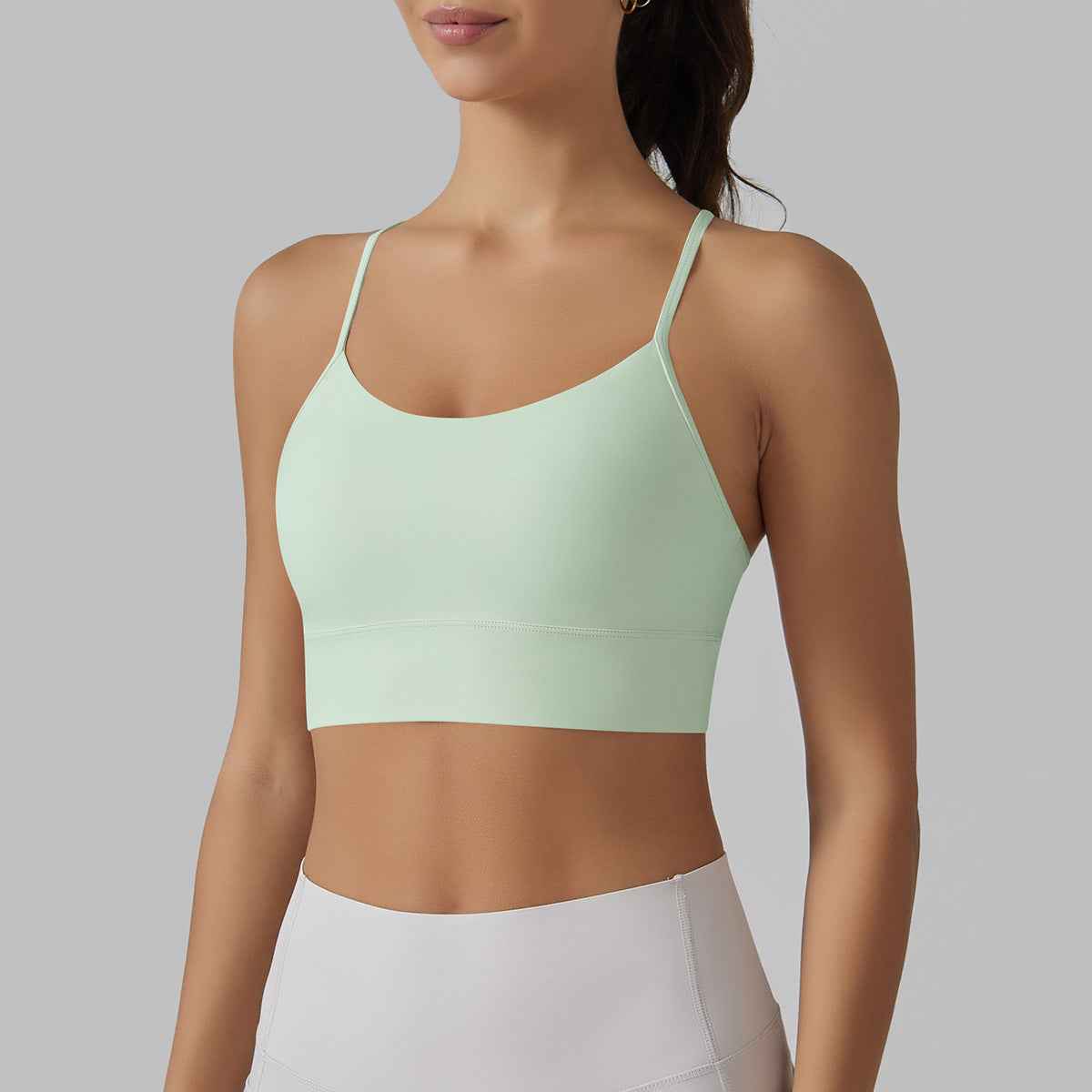 Seamless sports bra