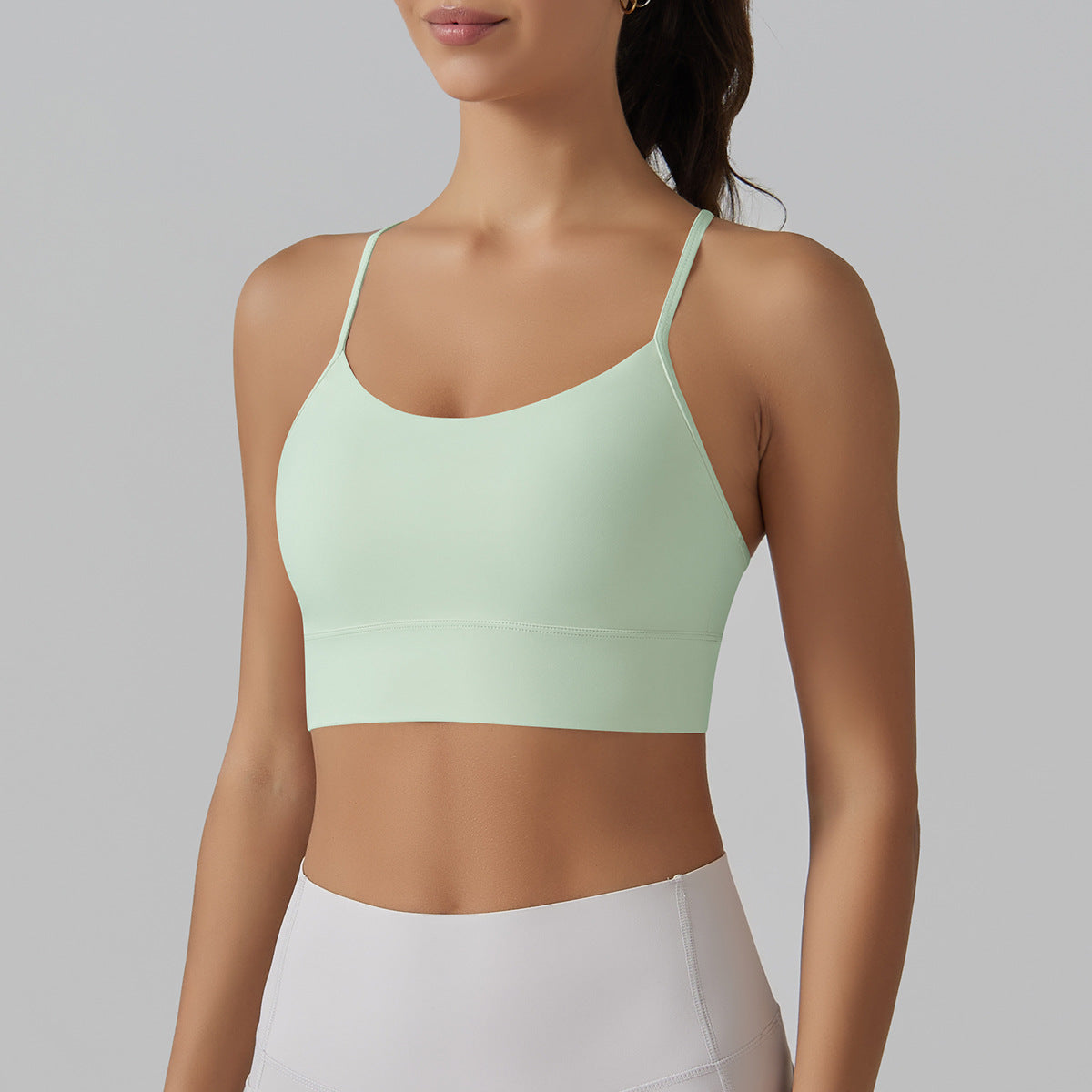 Light Creamy Light Green