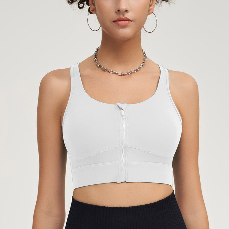 Cut out back sports bra