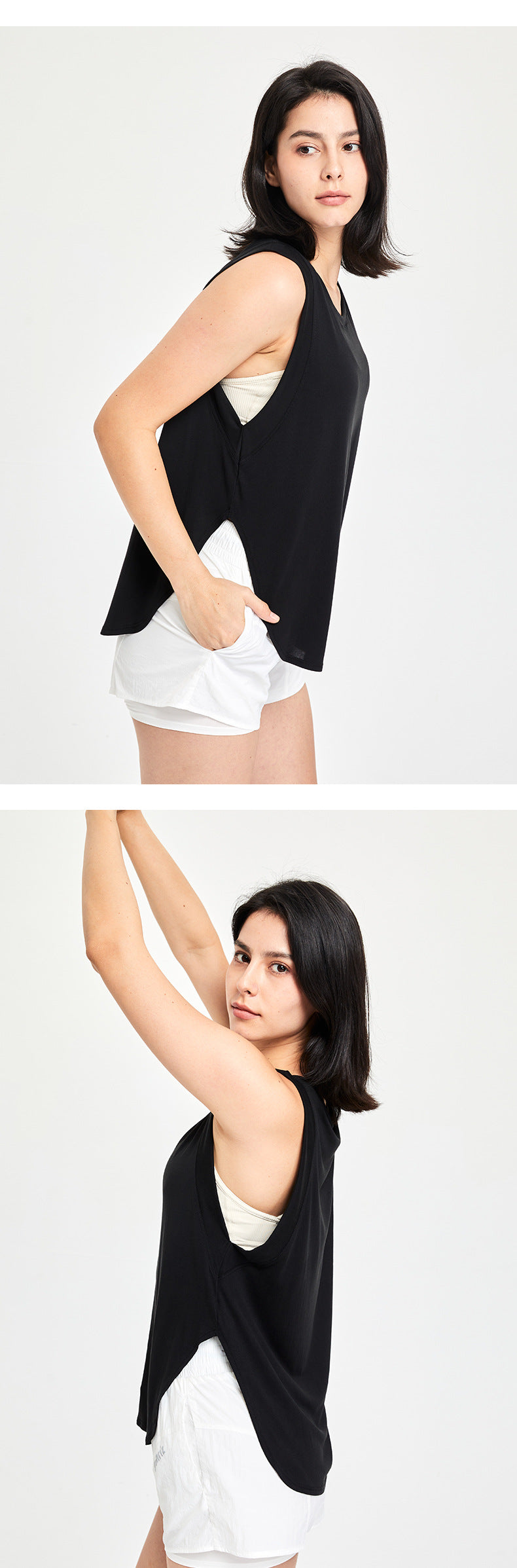 Loose fit vest