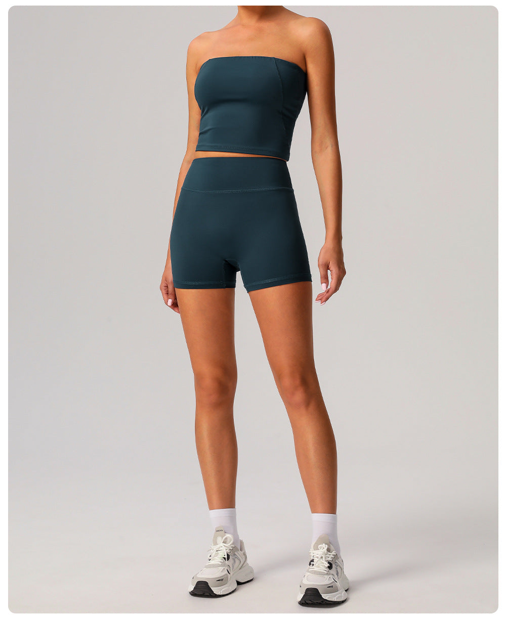 Quick dry seamless tube top