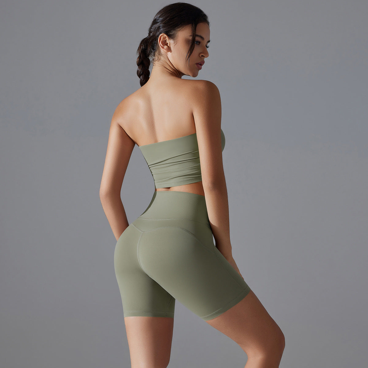 Quick dry two piece fitness set
