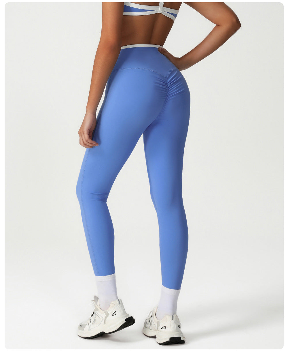 Cross waist leggings