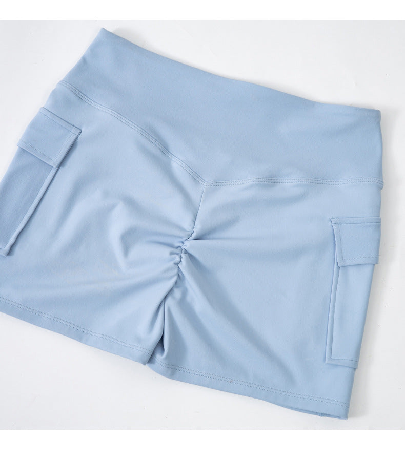 Two piece skort with pockets
