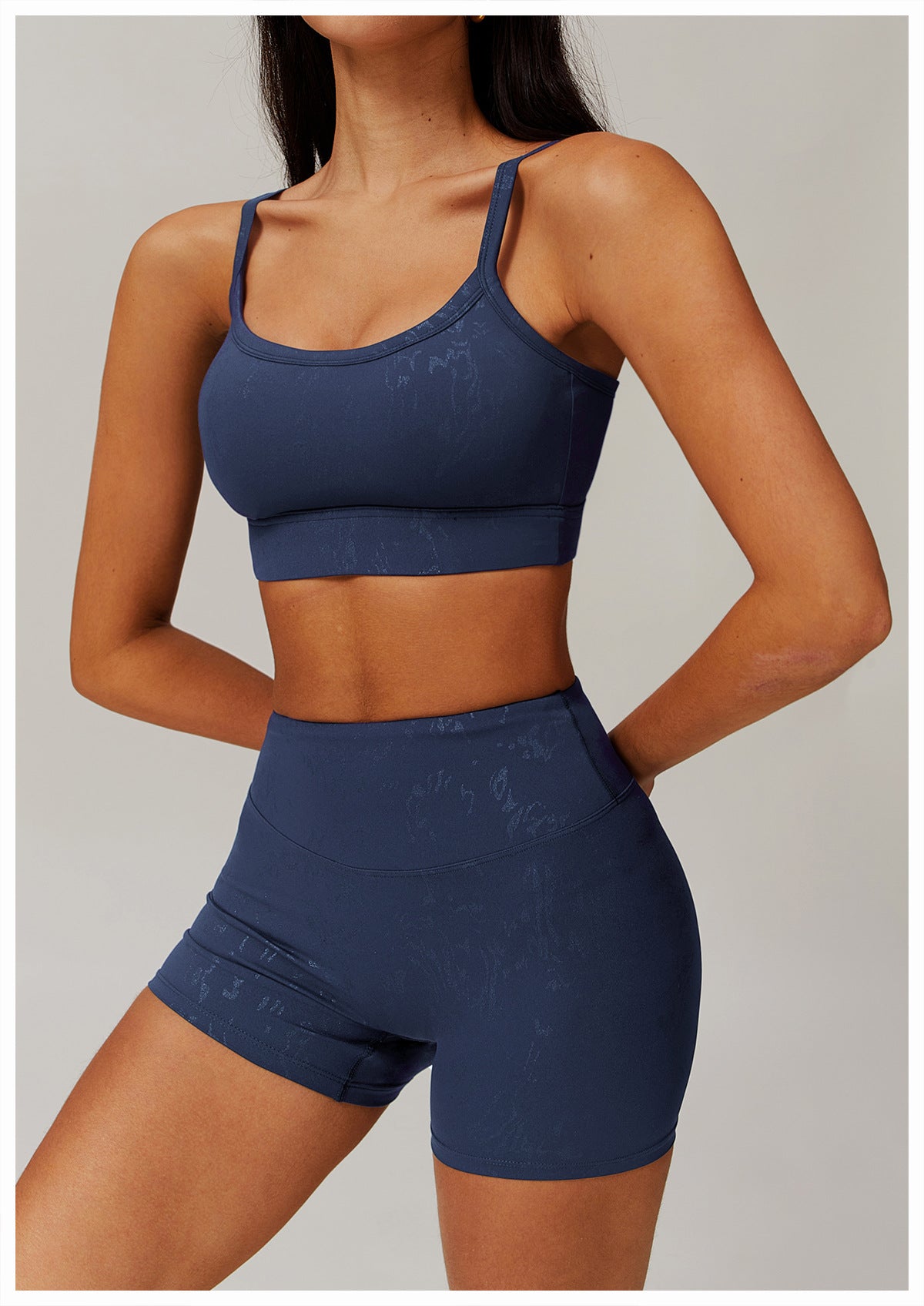 Printed sports bra