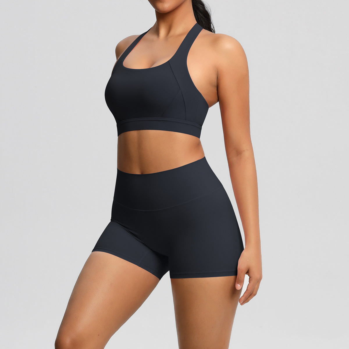 Cross back two piece set