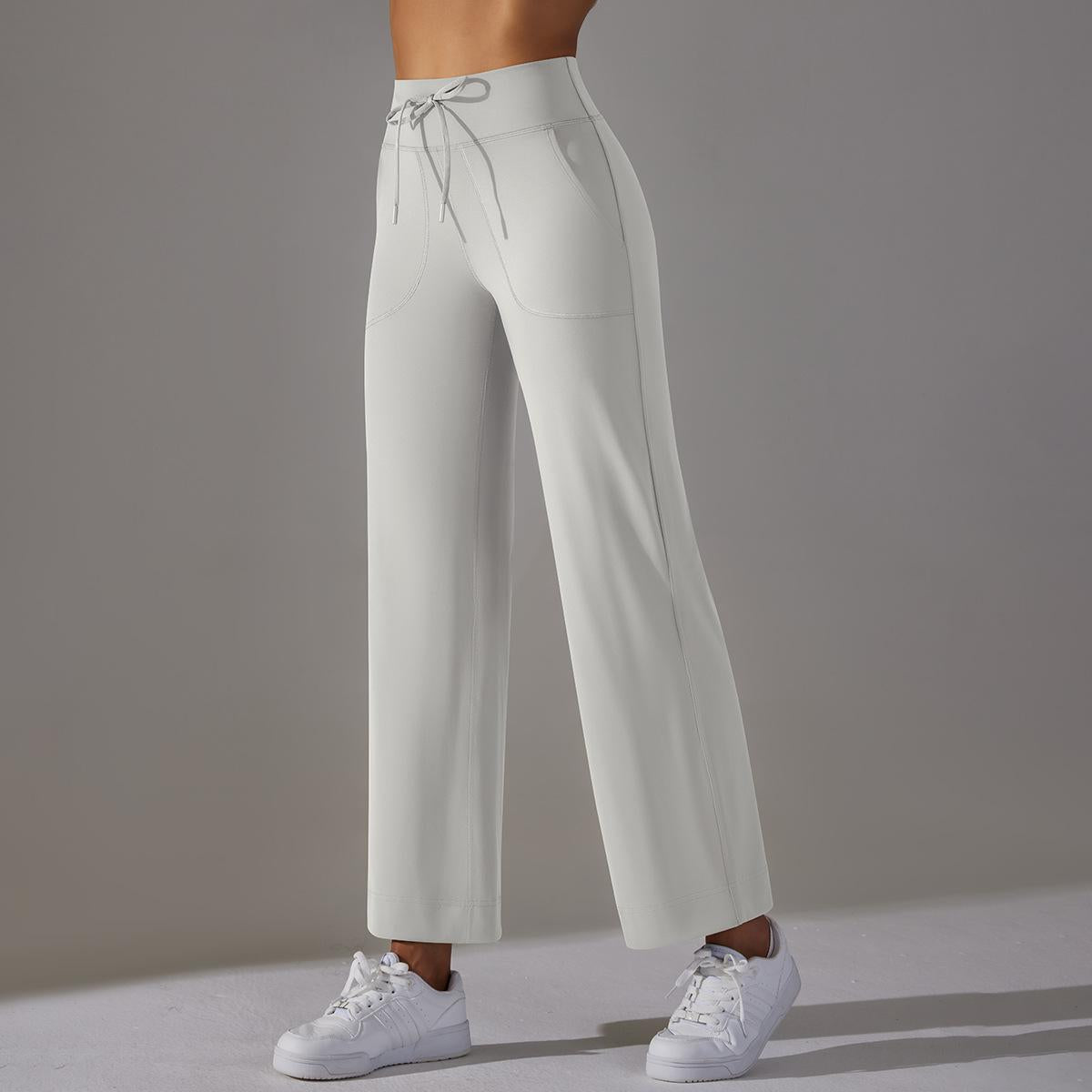 Straight leg trousers