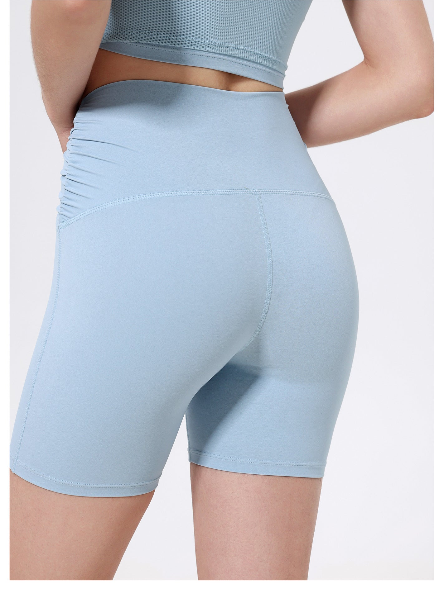 Nude Feel Pleated waist shorts