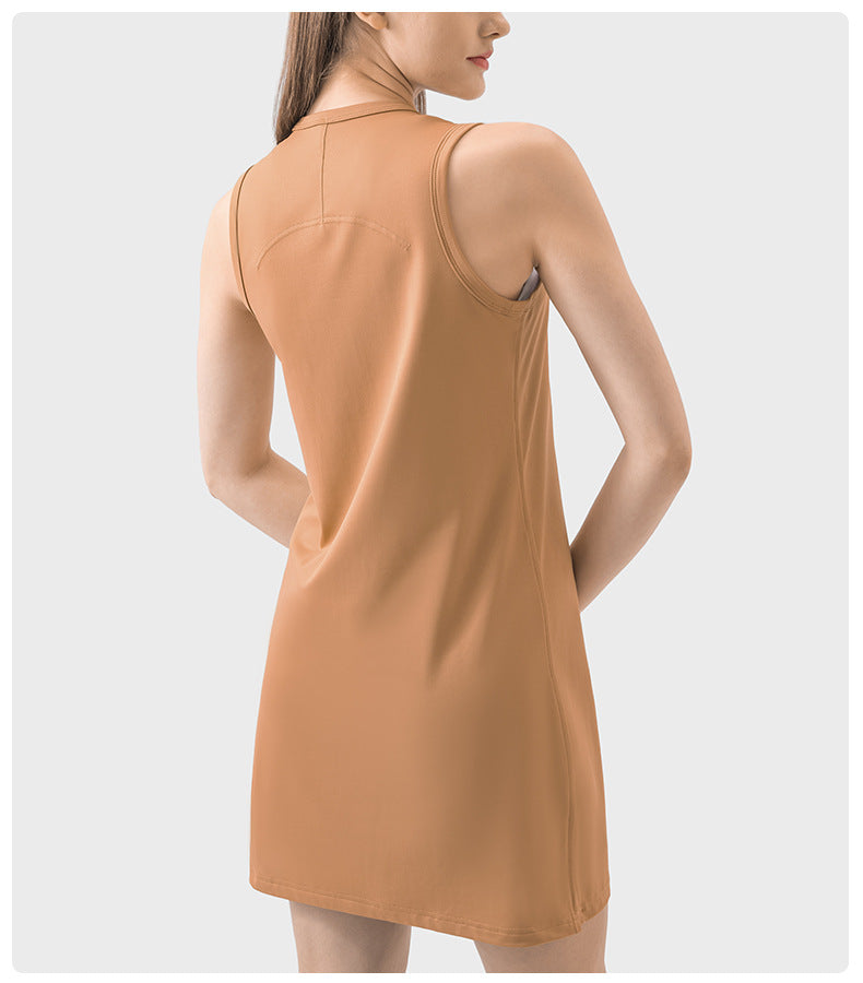 Comfy sports dress with padding