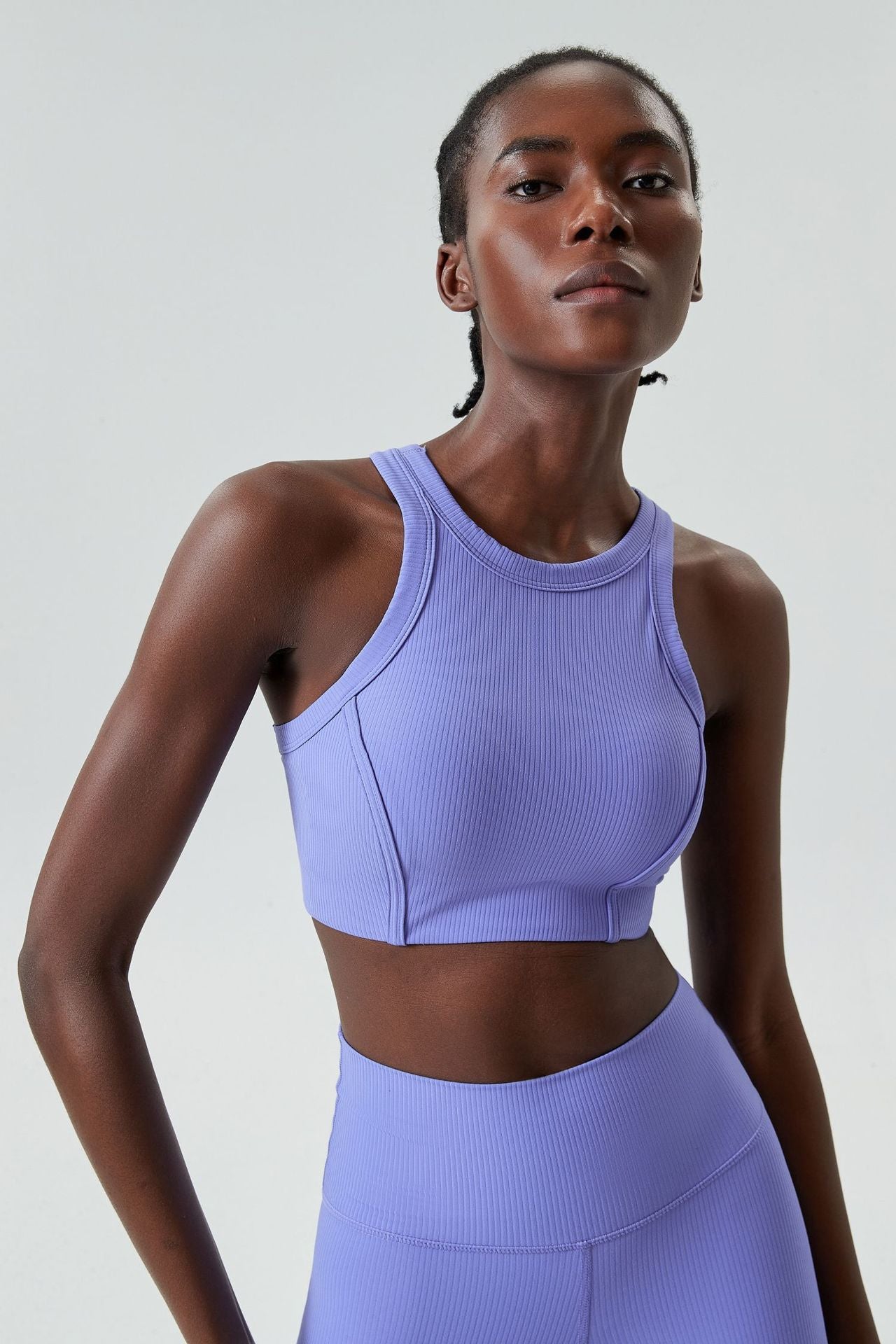 Ribbed sports bra