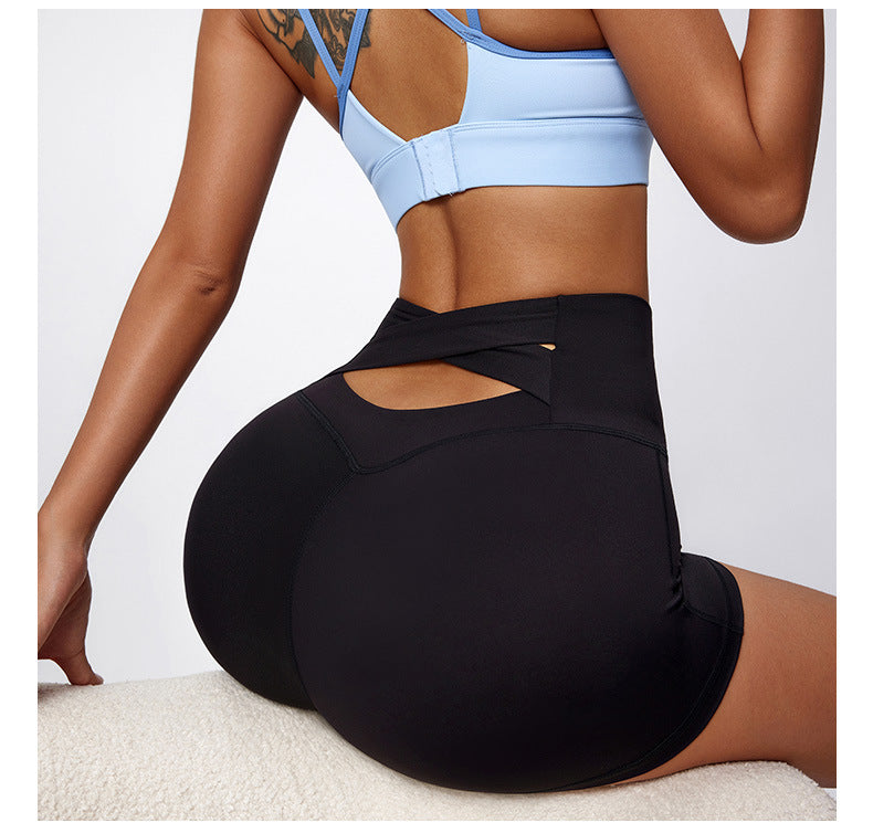 Cross back hot pants