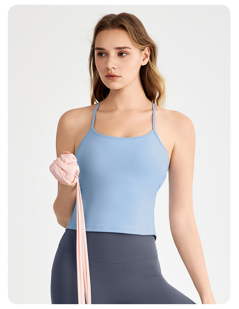 Light support back slit vest
