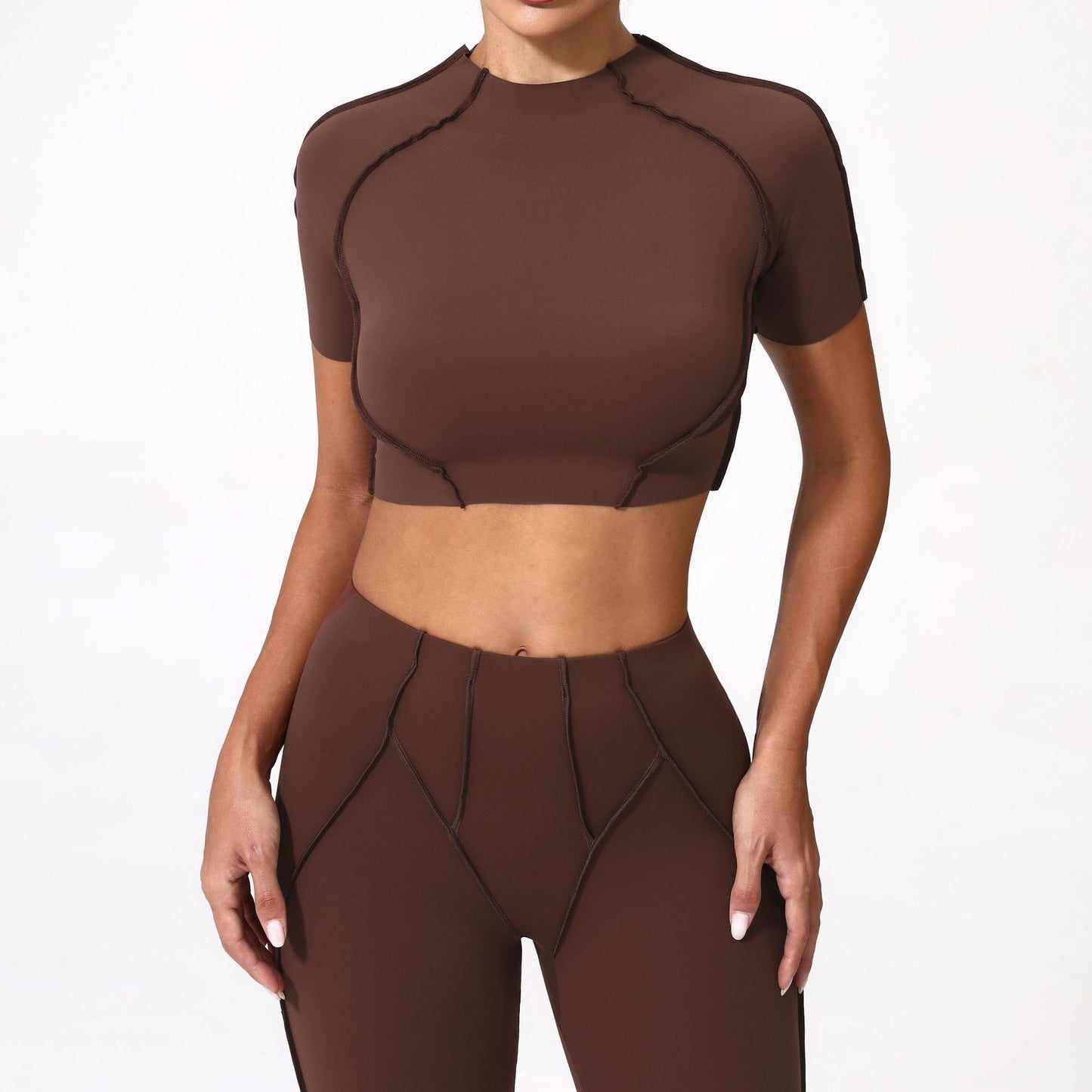 Medium support raw edge top