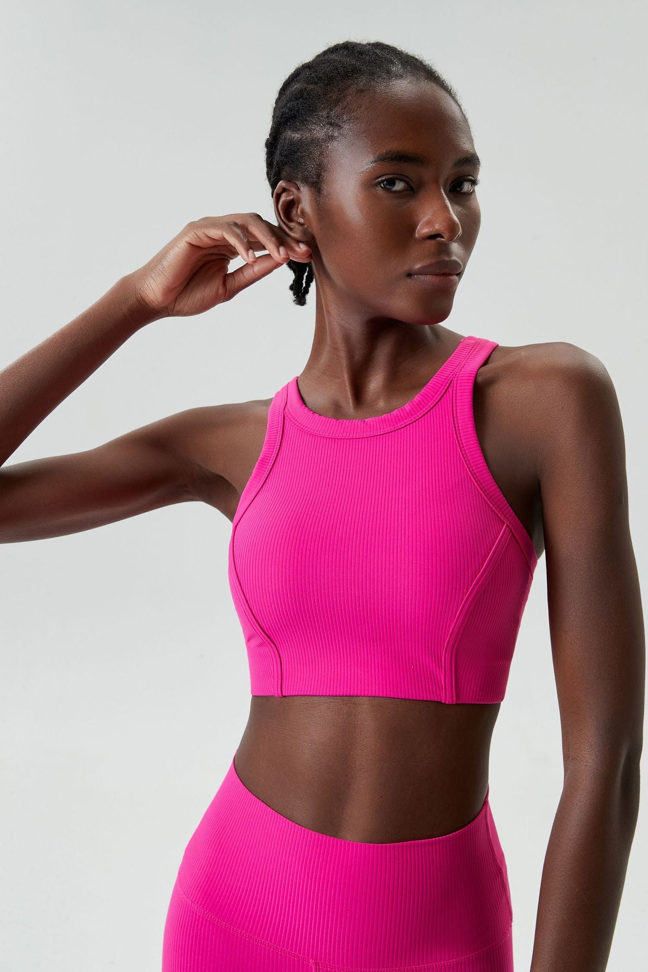 Ribbed sports bra
