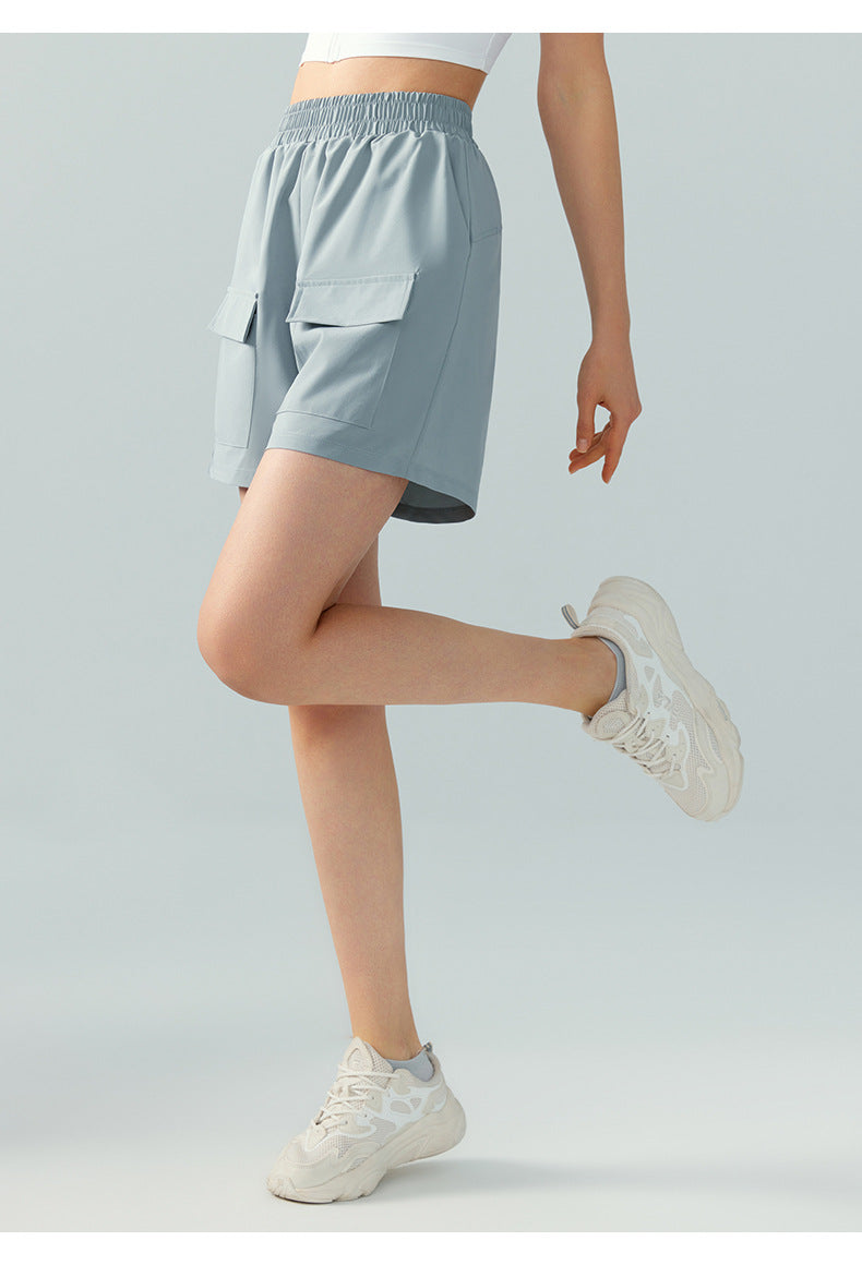 Training shorts with pockets
