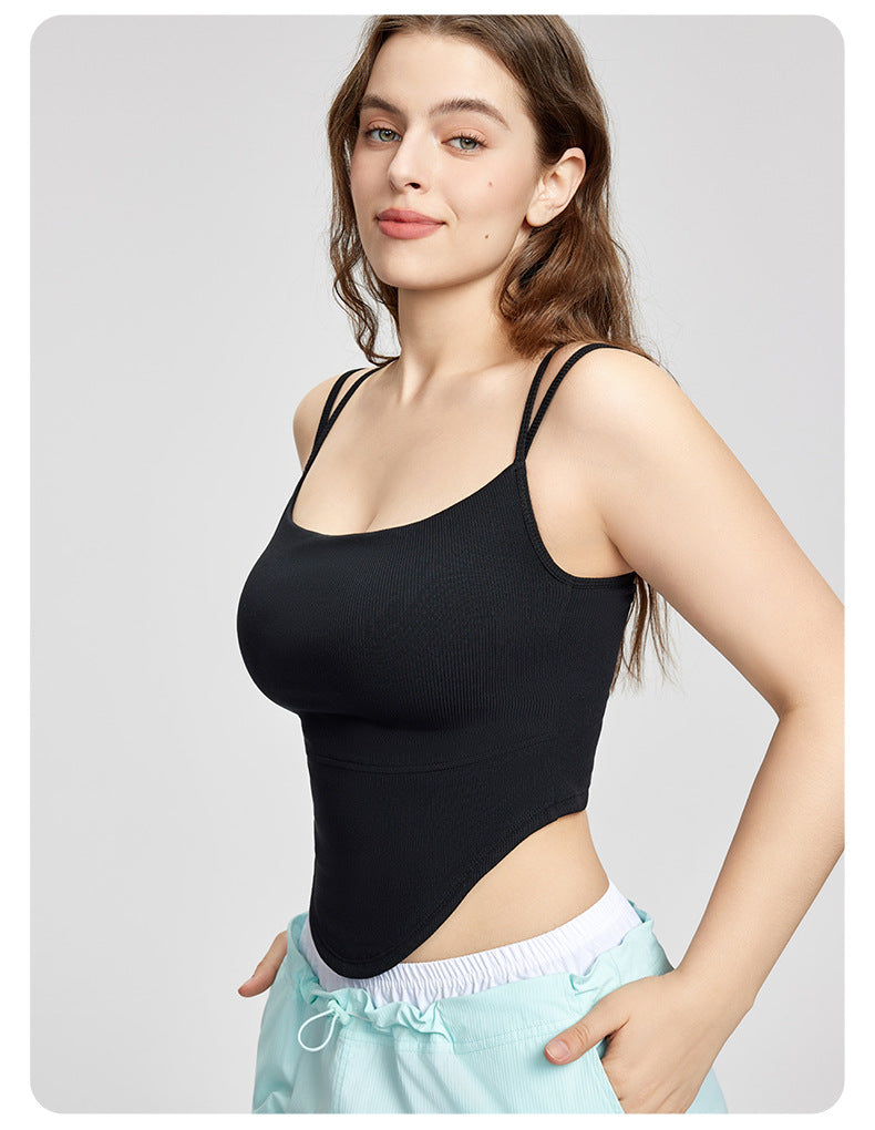 Double strap running vest