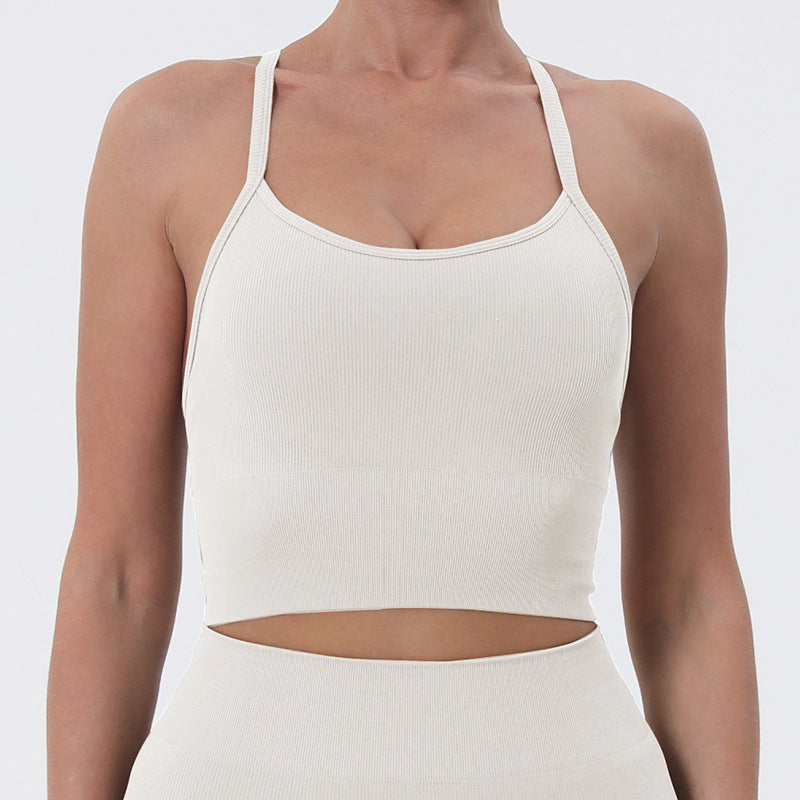 Medium support cropped vest