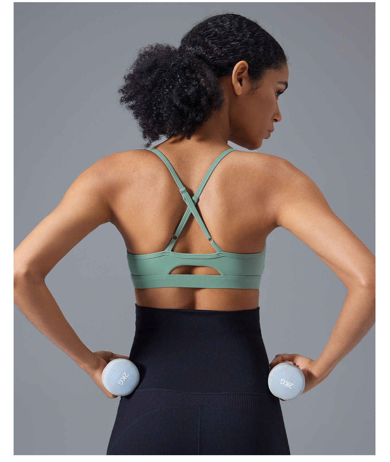 Cross backs sports bra