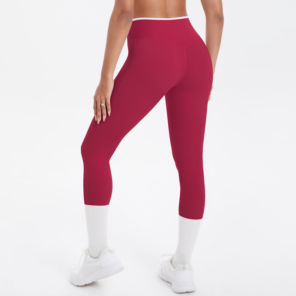 Cross waist leggings