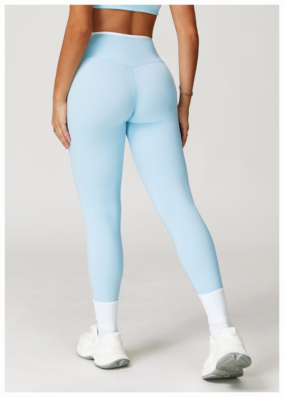 Cross waist leggings