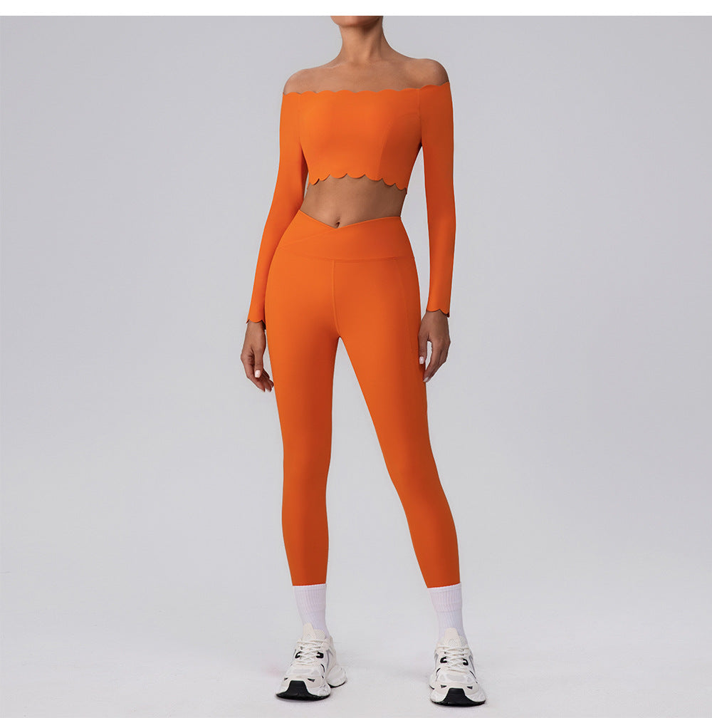 Off shoulder full sleeve top