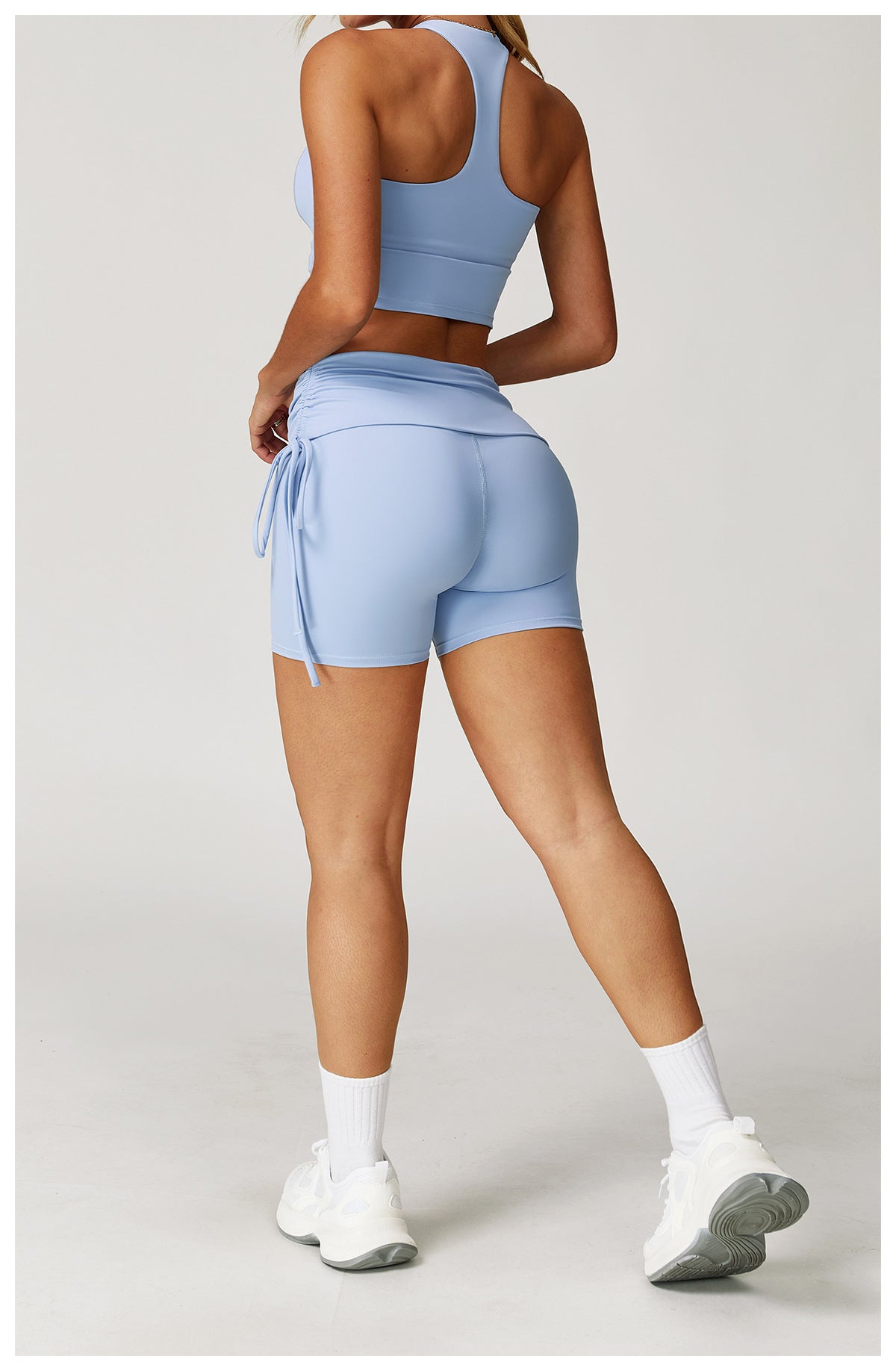 Gathered waist hot pants