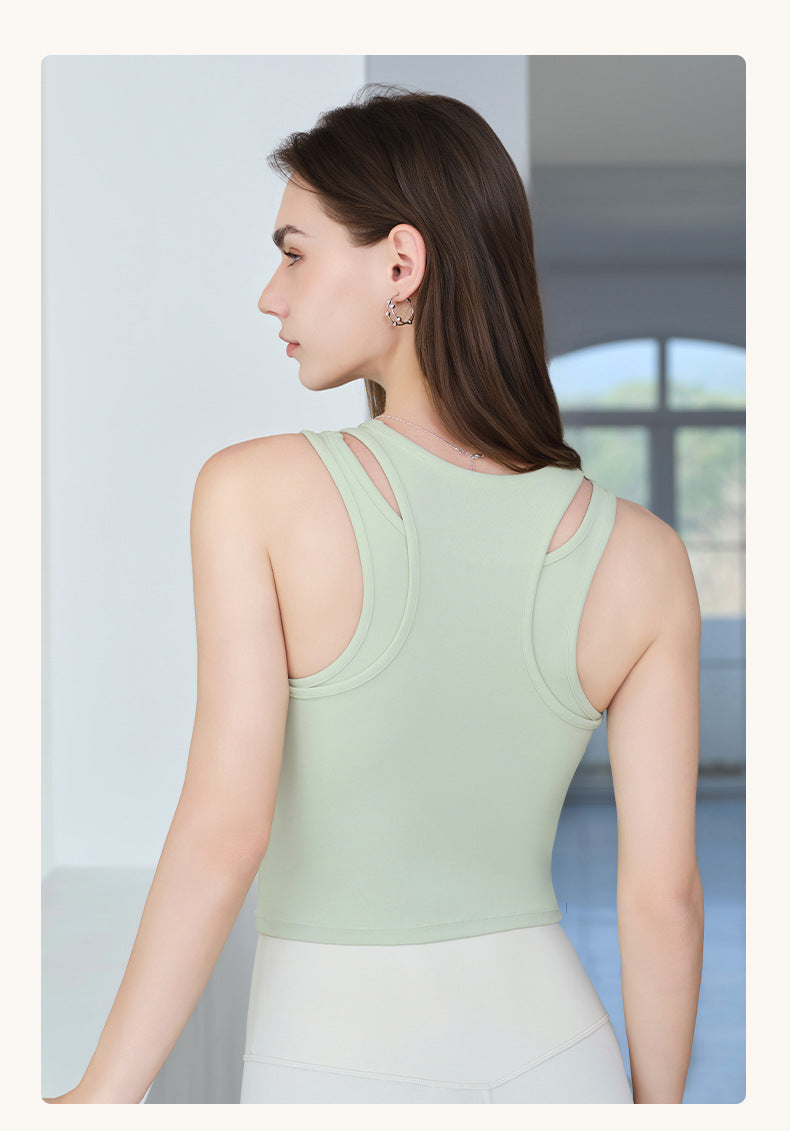 Double strap sports vest