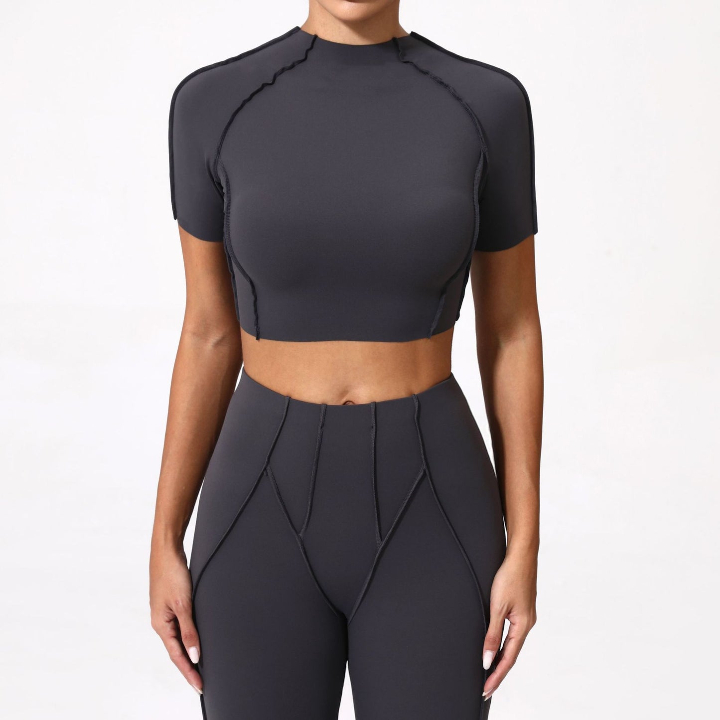 Medium support raw edge top