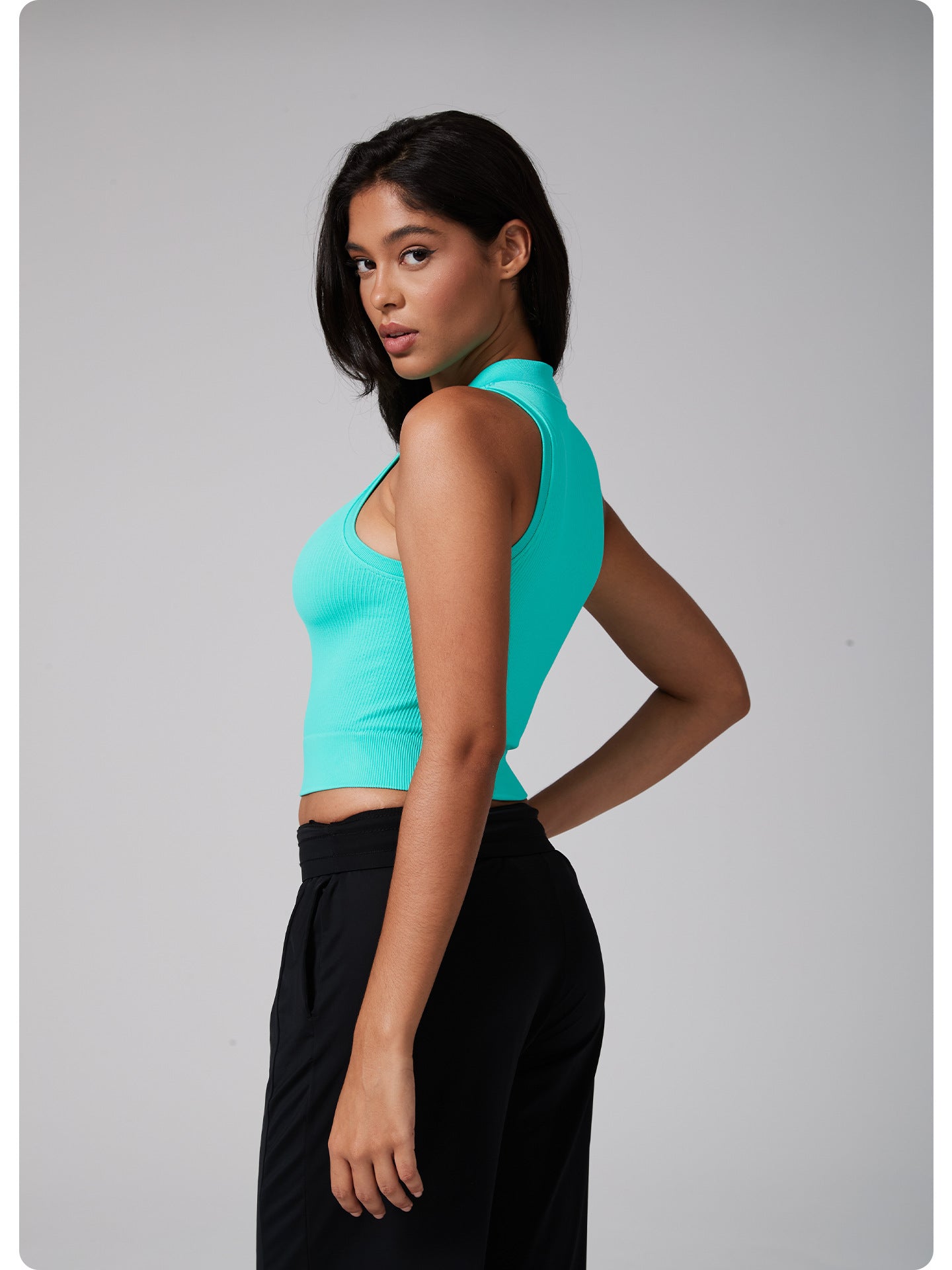 Zip front vest
