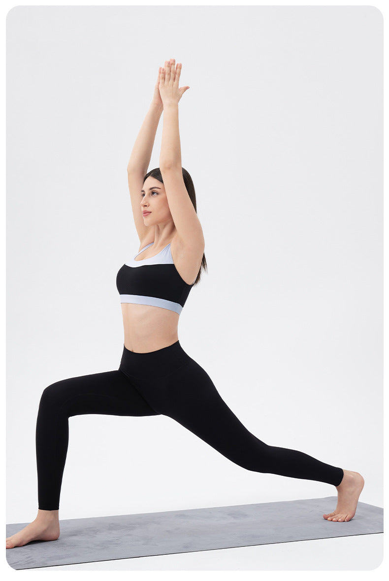 Colour block sports bra