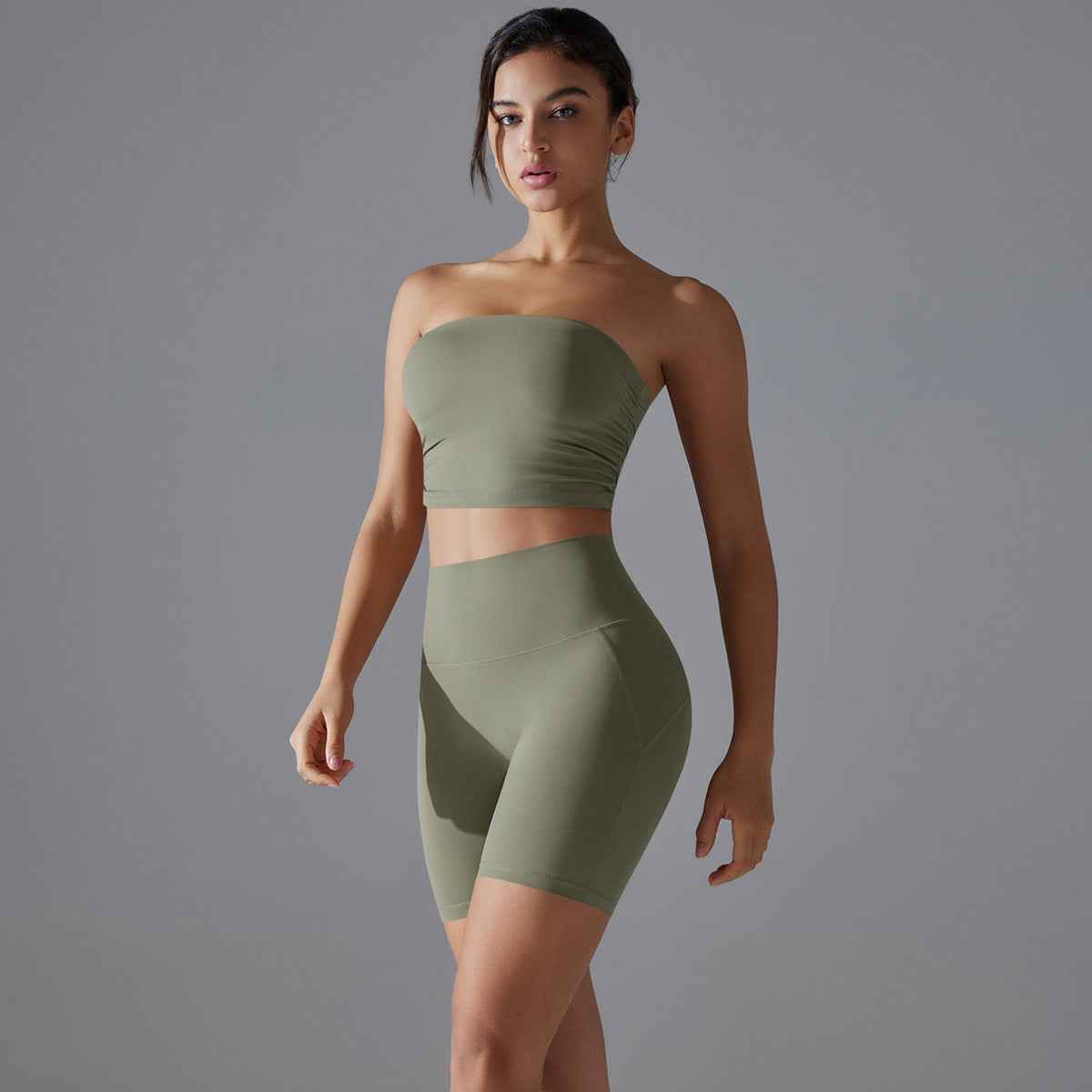 Quick dry two piece fitness set
