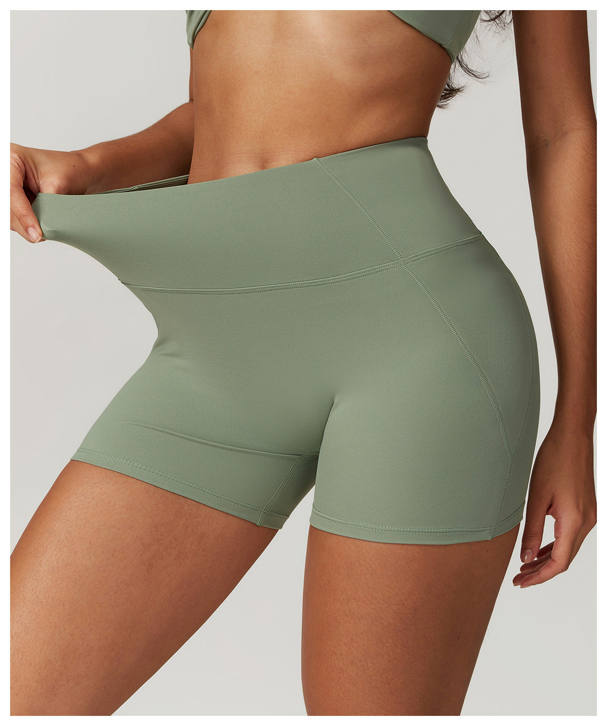 High waist hot pants