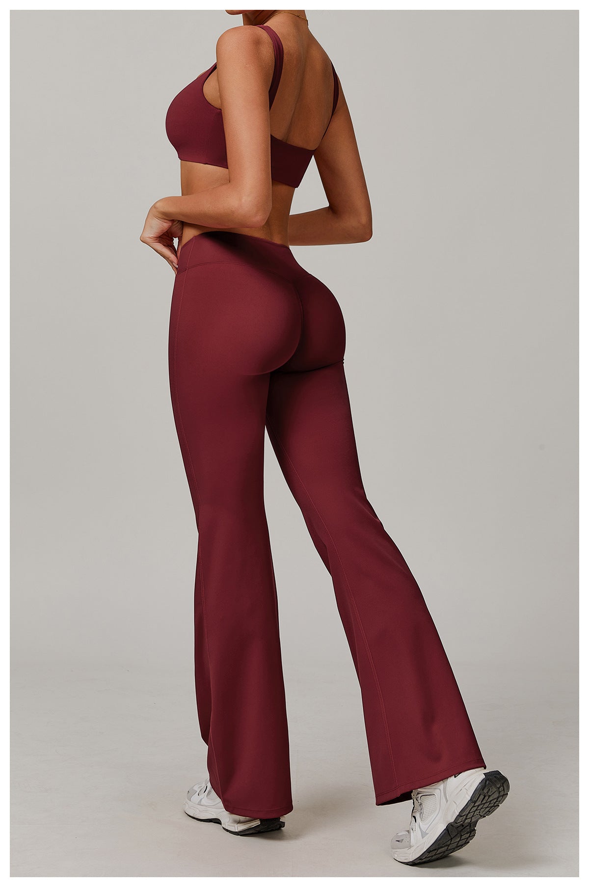 V shape waist trousers